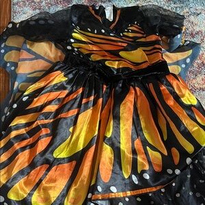 Butterfly Wings Kids Costume Girls Small 6/7